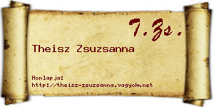 Theisz Zsuzsanna névjegykártya