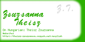 zsuzsanna theisz business card